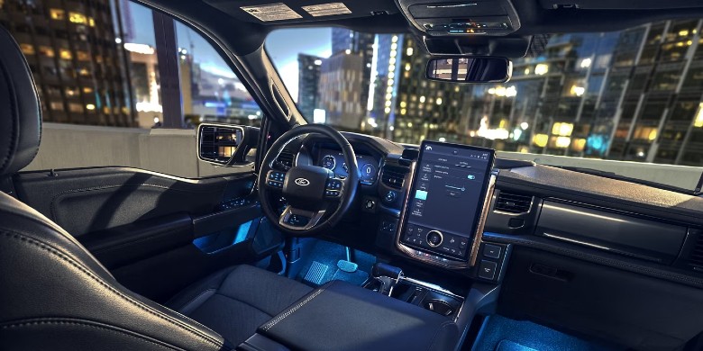 Interior tech in the 2023 Ford F-150 Lightning