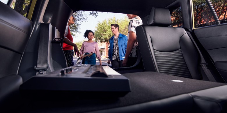 Interior seating view in the 2024 Toyota Corolla cross