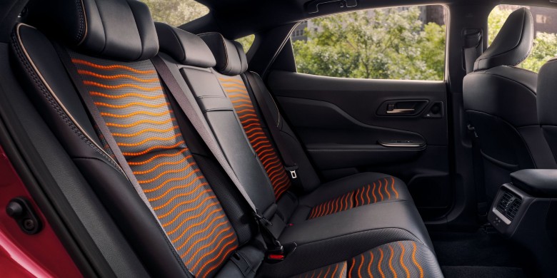 Interior seating view in the 2024 Toyota Crown