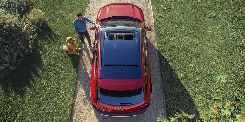 Rear exterior view of the 2024 FORD ESCAPE