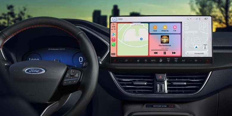Infotainment center available in the 2024 Ford Escape