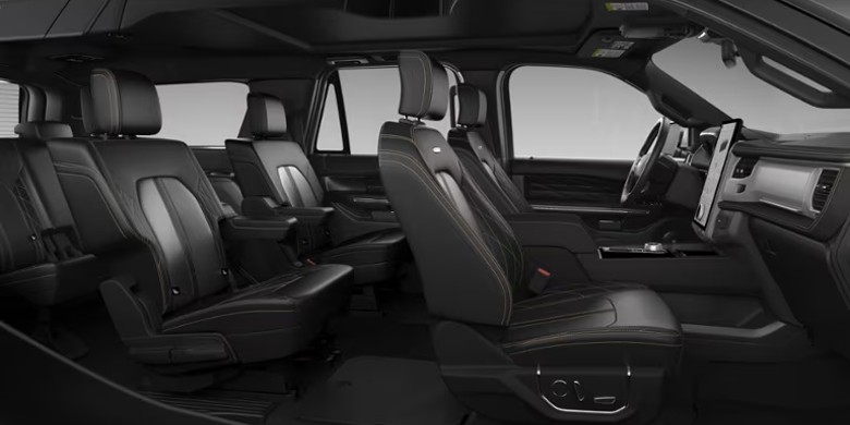 overhead view of interior seating in the 2024 Ford Expedition Max