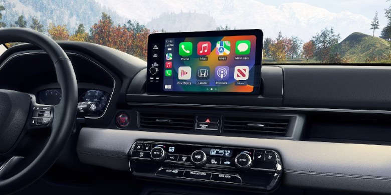 Interior view in the 2024 Honda Pilot