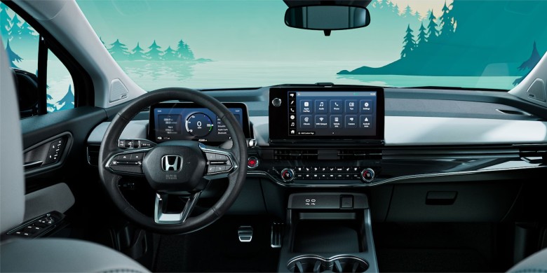 Interior view of the 2024 Honda Prologue