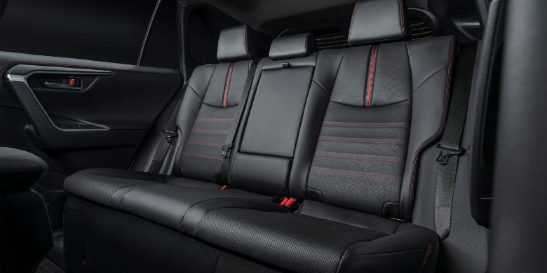 Interior seating view in the 2024 Toyota RAV4 Prime