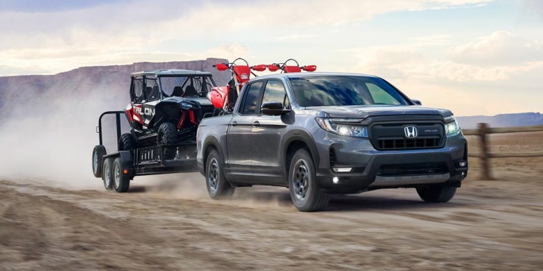 Front exterior view of the 2024 Honda Ridgeline