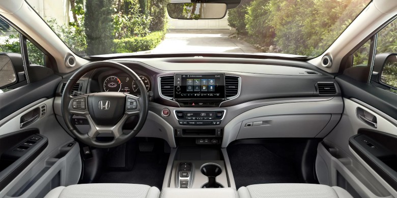 Interior view of the 2024 Honda Ridgeline