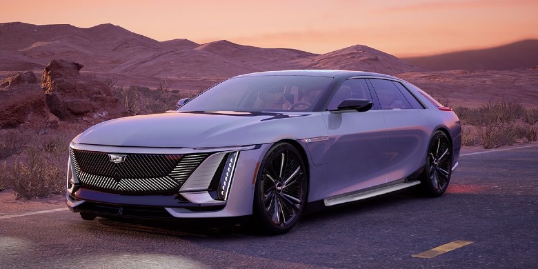 Front exterior view of the 2025 Cadillac Celestiq for sale in Tempe, AZ