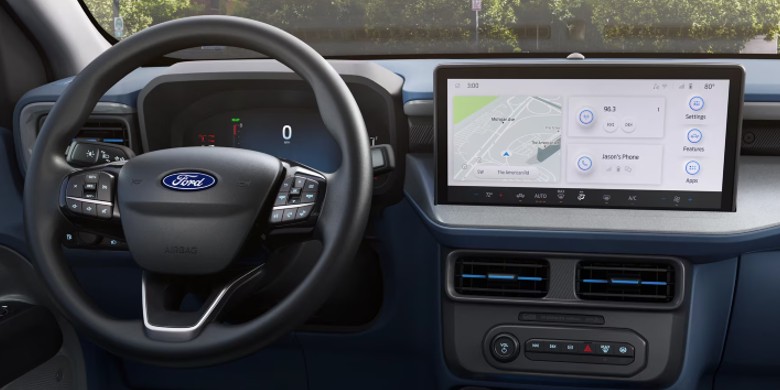 Infotainment center available in the 2025 Ford Maverick