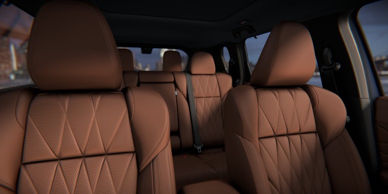 Outlander rear view with cargo space