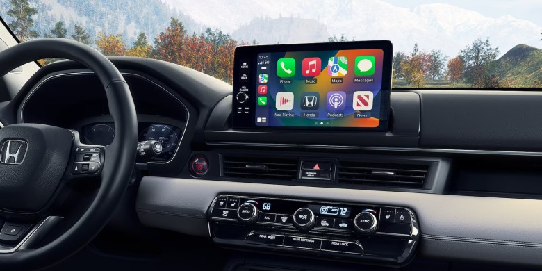 Interior view of the 2025 Honda Pilot