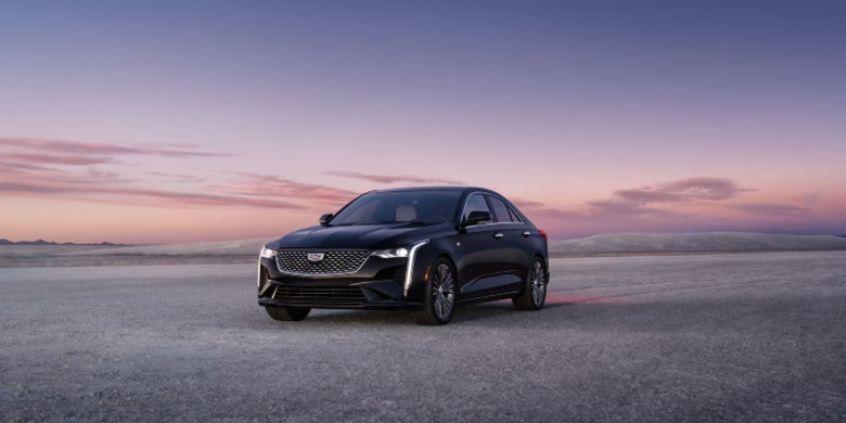Front exterior view of the 2026 Cadillac CT4