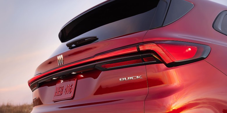 Rear exterior view of the 2026 Buick Enclave