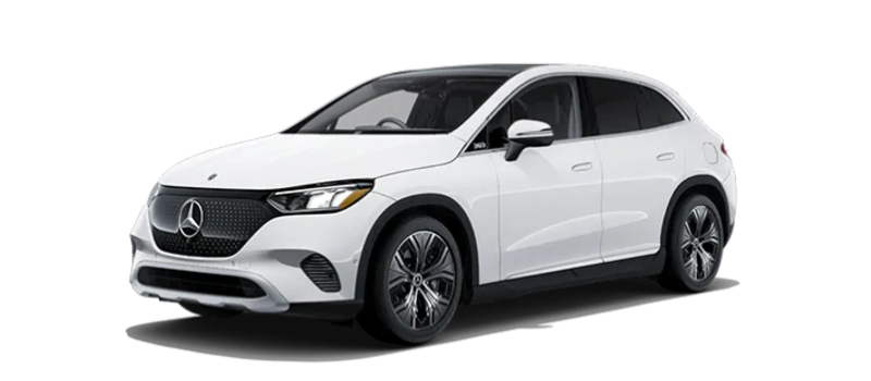 Side exterior view of the 2026 Mercedese-Benz EQE SUV