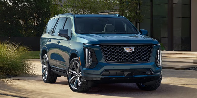 Front exterior view of the 2026 Cadillac Escalade for sale in Tempe, AZ