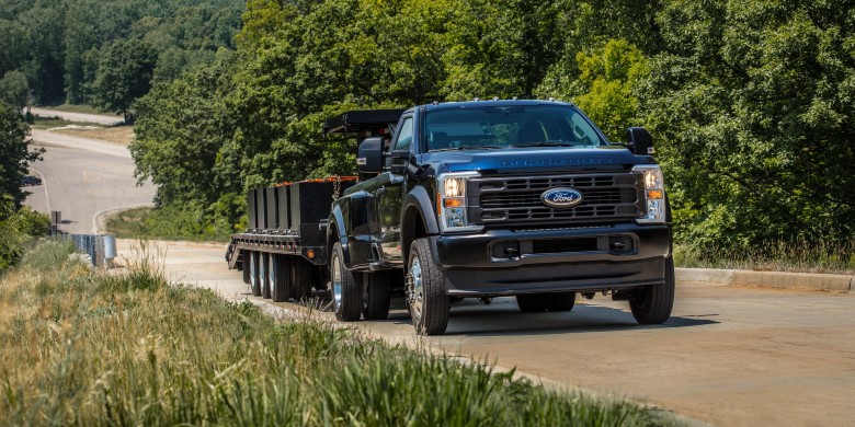 Interior front dash view in the 2026 Ford Super Duty® F-250®