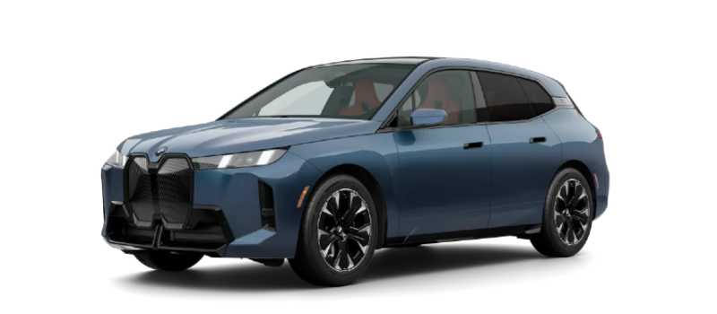 Side exterior view of the 2026 BMW iX