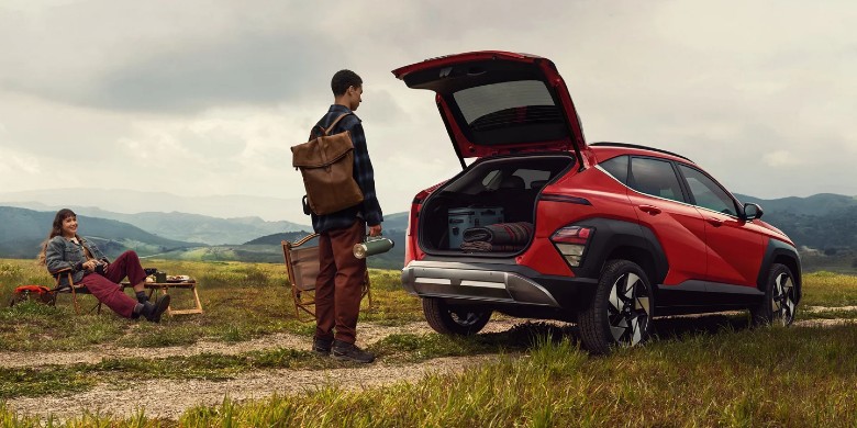 Interior front dash view in the 2026 hyundai kona