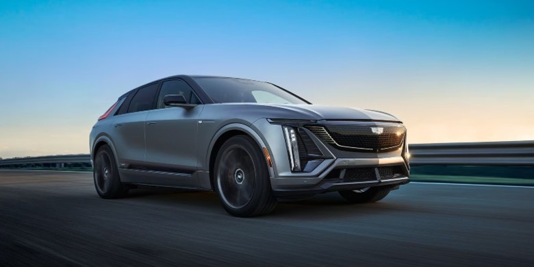 Front exterior view of the 2026 Cadillac lyriqv for sale in Tempe, AZ