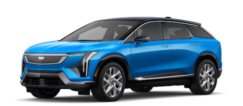 Front exterior view of the 2026 Cadillac optiq for sale in Tempe, AZ