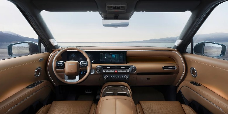 Interior front dash view in the 2026 Chevrolet palisade
