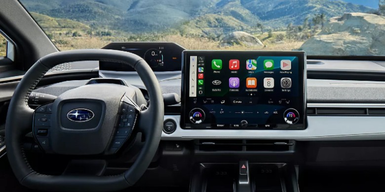 2026 Subaru Solterra 14-inch touchscreen and EyeSight technology