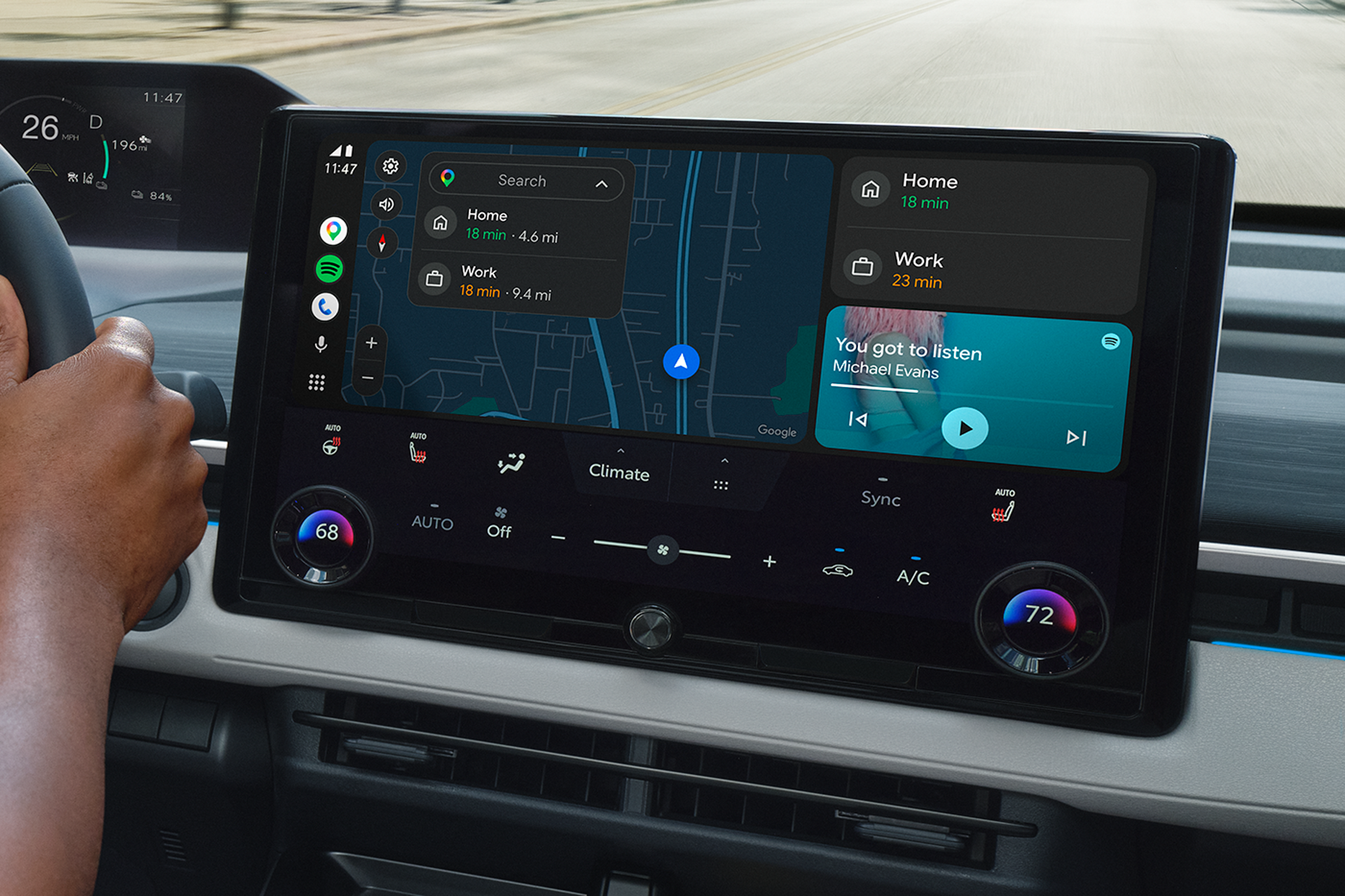 2027 Toyota C-HR 14-inch multimedia touchscreen
