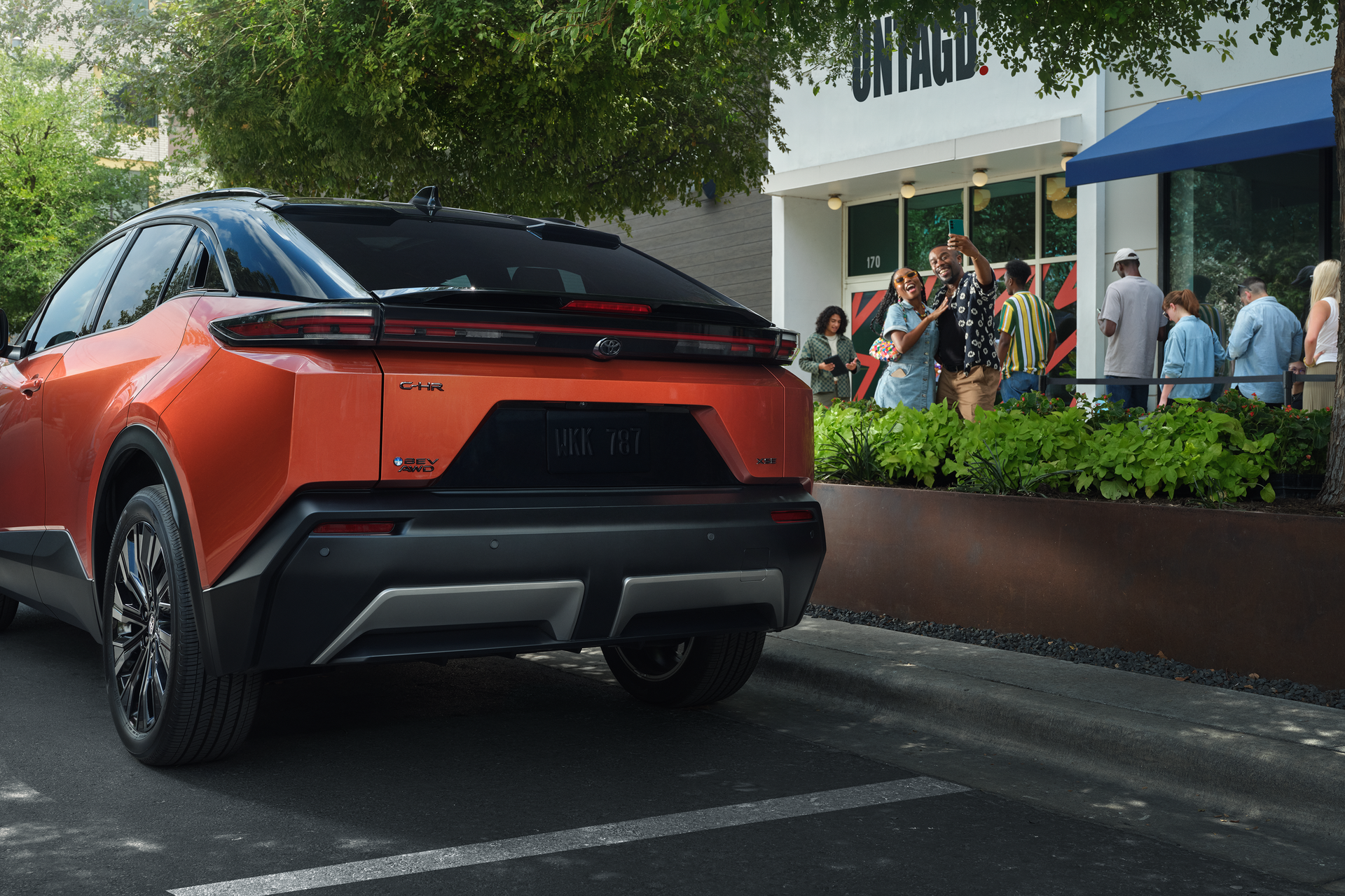 2027 Toyota C-HR XSE exterior with panoramic moonroof