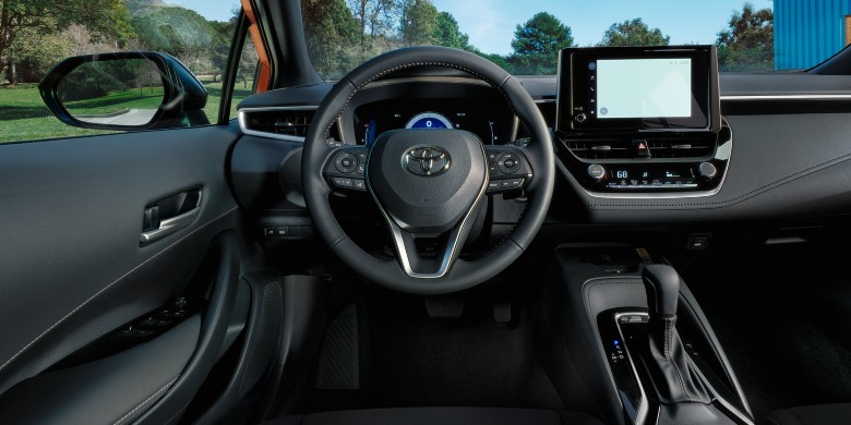 2027 Toyota Corolla Hatchback digital gauge cluster near South Bend IN