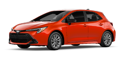 2027 Toyota Corolla Hatchback cargo area near South Bend IN