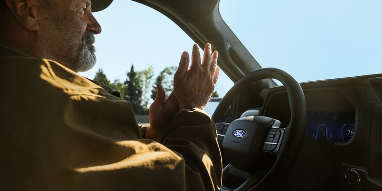 2027 Ford F-150 BlueCruise driver hands