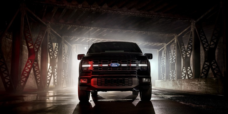 2027 Ford F-150 front tunnel night