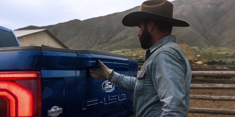 2027 Ford F-150 King Ranch cowboy rear door