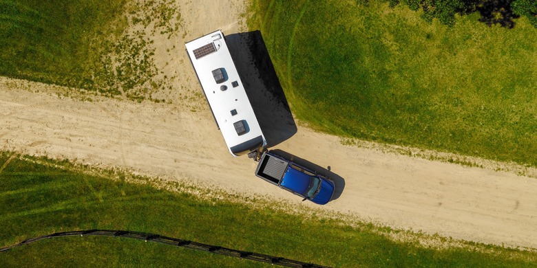 2027 Ford F-150 pro trailer backup assist top view