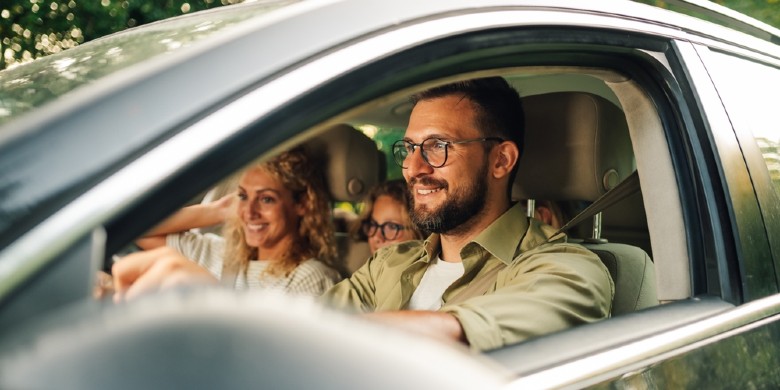 Test driving a used car at Gates of Granger