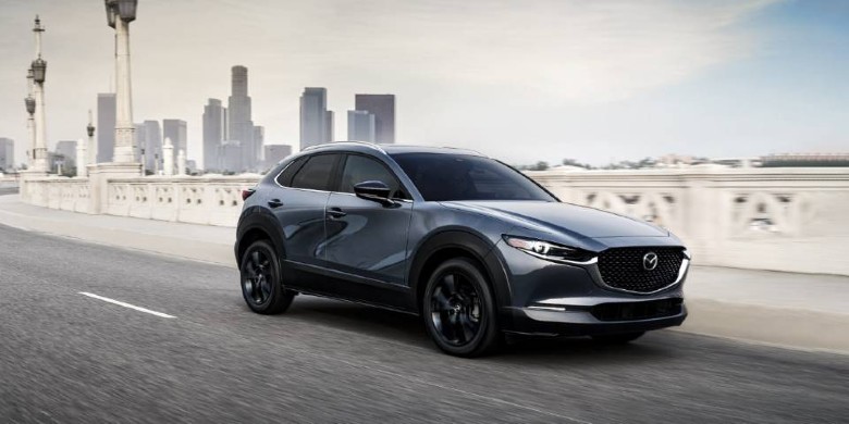 Front exterior view of the 2023 Mazda CX-30, for sale in Racine, WI