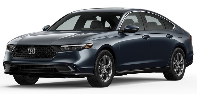 Front exterior view in the 2024 Honda Accord EX-L Hybrid models for Sale in Portsmouth, OH