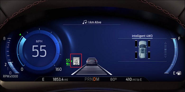 Traffic sign recognition in the 2024 Ford Escape