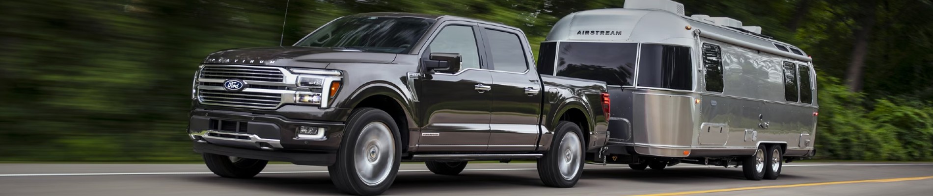 2024 Ford F-150 pulling a camper