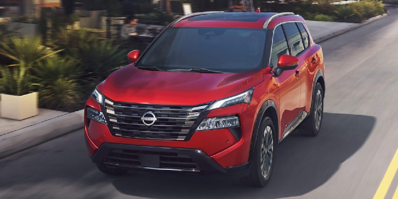 thumbnail image 2 of Coverking Car Front End Mask | Custom Fit Nissan Rogue Bra - All Weather Velocitex 2 of 9