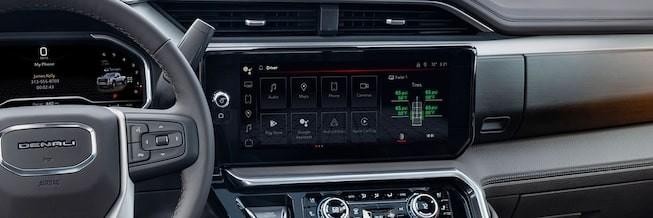 interior tech in the 2024 GMC Sierra Denali for sale in Phoenix, AZ