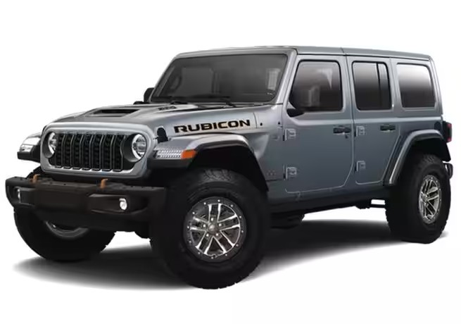 Front exterior view of the 2024 Jeep Wrangler Willys
