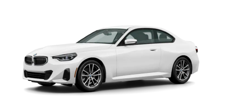 Front exterior view of the 2025 BMW 230i Coupe