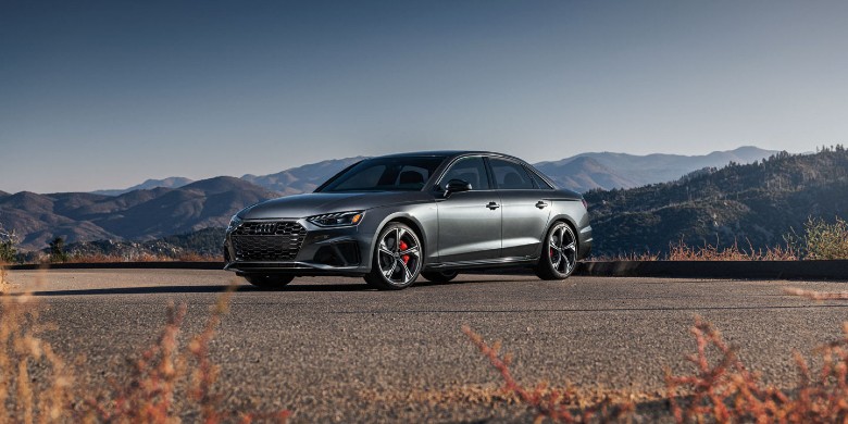 front exterior view of the 2025 Audi A4