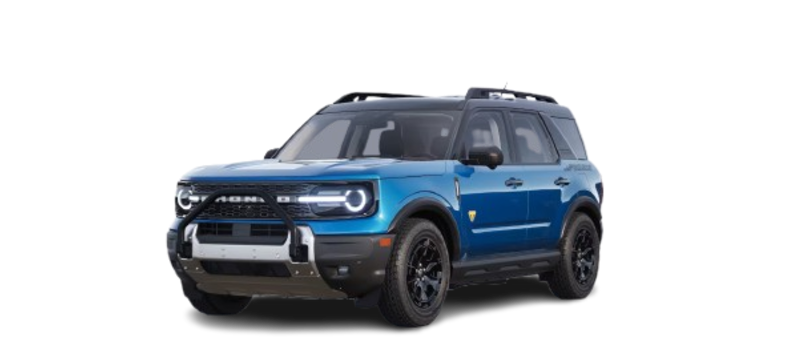 Front exterior view of the 2025 Ford Bronco Sport for sale in Union, MO