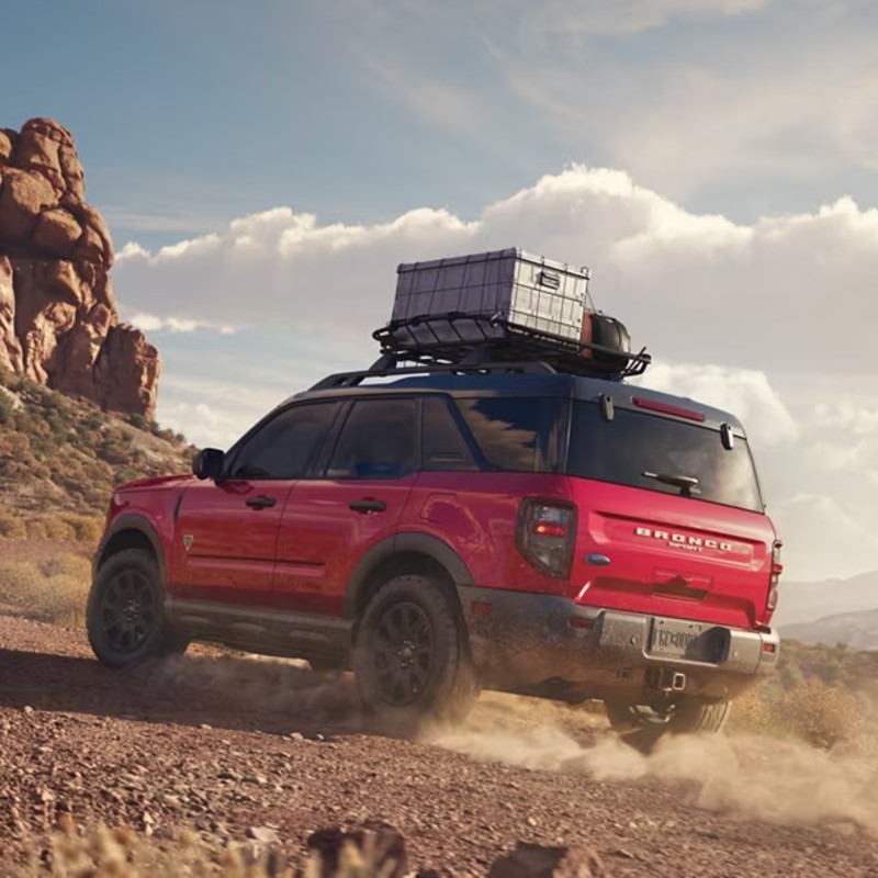 Front exterior view of the 2025 Ford Bronco Sport Outer Banks.