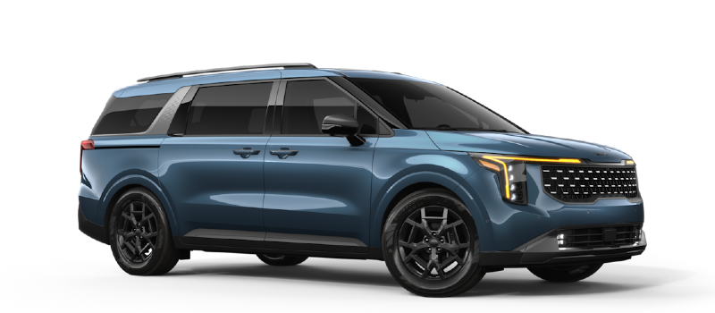 Front exterior view of the 2025 Kia Carnival for sale in Racine, WI
