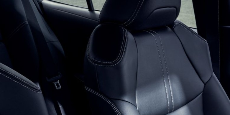 Interior front seat view in the 2025 Toyota Corolla