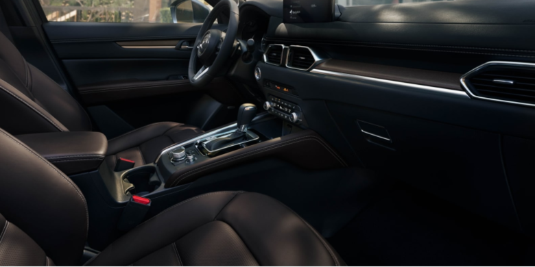 Interior view of the seating in the 2025 Mazda CX-5, for sale in Racine, WI