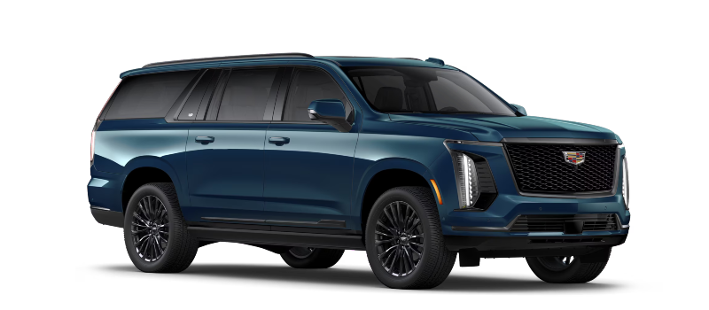 Front exterior view of the 2025 Cadillac Escalade ESV for Sale in Tempe, AZ